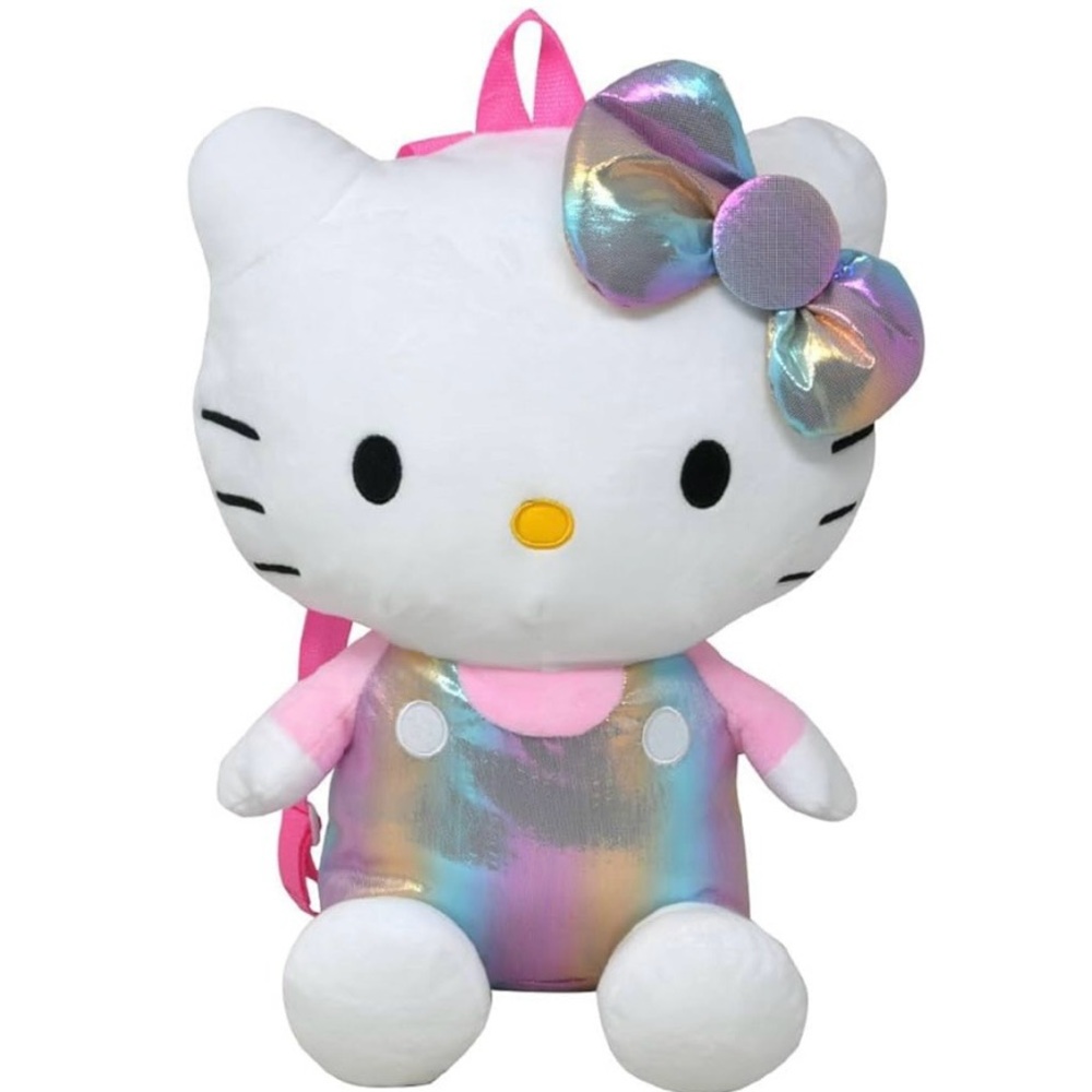 Hello Kitty Shiny Plush backpack